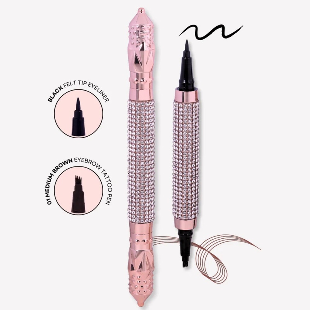 BNIB Enchanted Dual-Ended Eyeliner & Eyebrow Pen